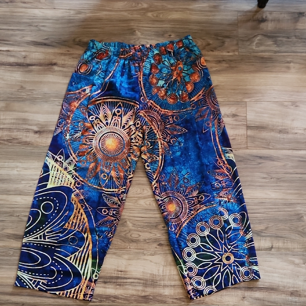 Vibrant Mandala Wide Leg Pants